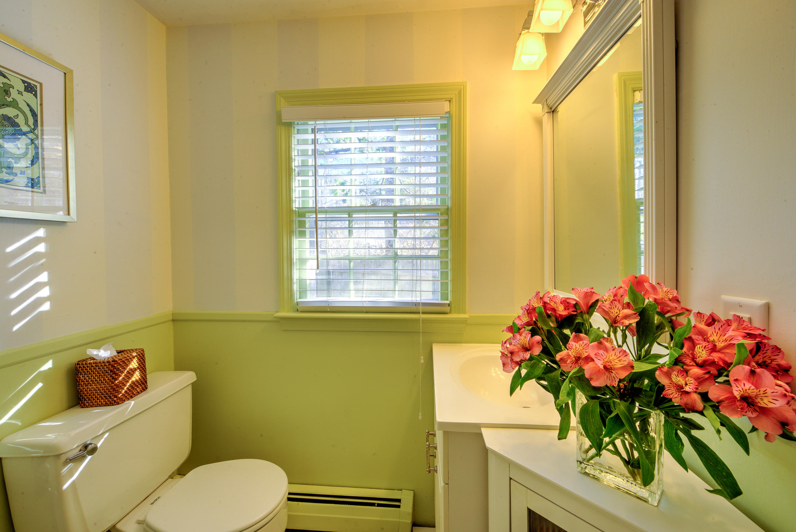 36 Deep Hole Road Harwich Port, MA 02646 - Photo 27 of 34 a bath room with a potted plant and a toilet