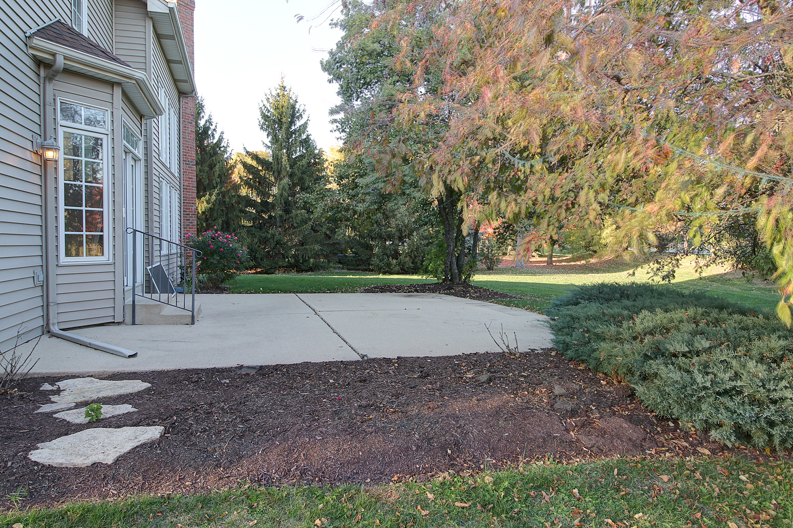 26025 Whispering Woods Circle Plainfield, IL 60585 - Photo 37 of 43 a view of backyard with green space
