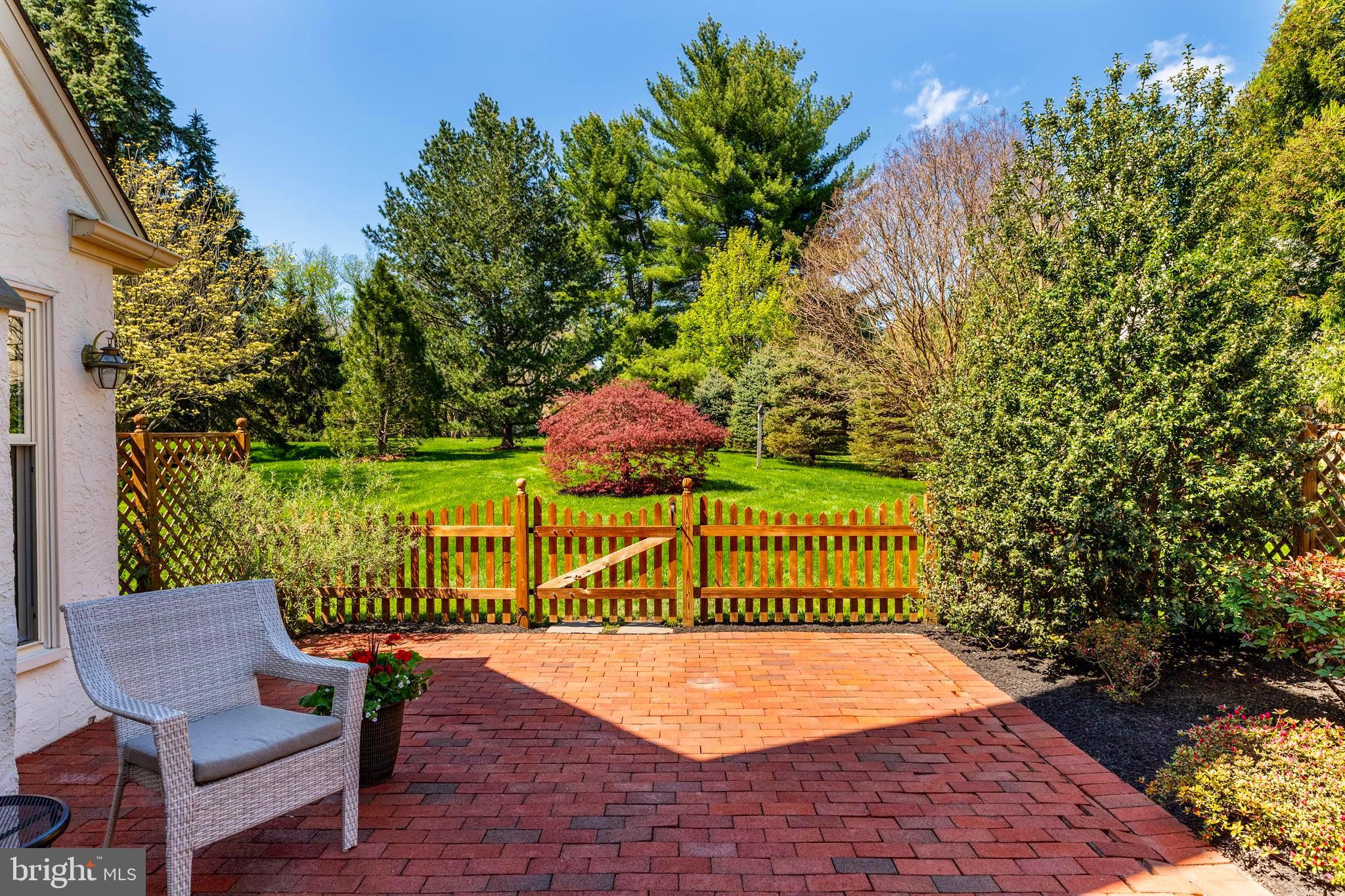 110 Quail Lane Wayne, PA 19087 - Photo 20 of 36 back patio with private views