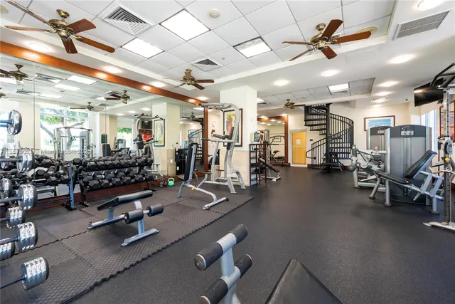 a view of lobby with stairs