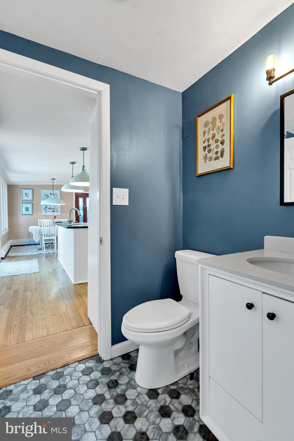 1812 Greenberry Road Baltimore, MD 21209 - Photo 16 of 43 Half-bath off of kitchen.