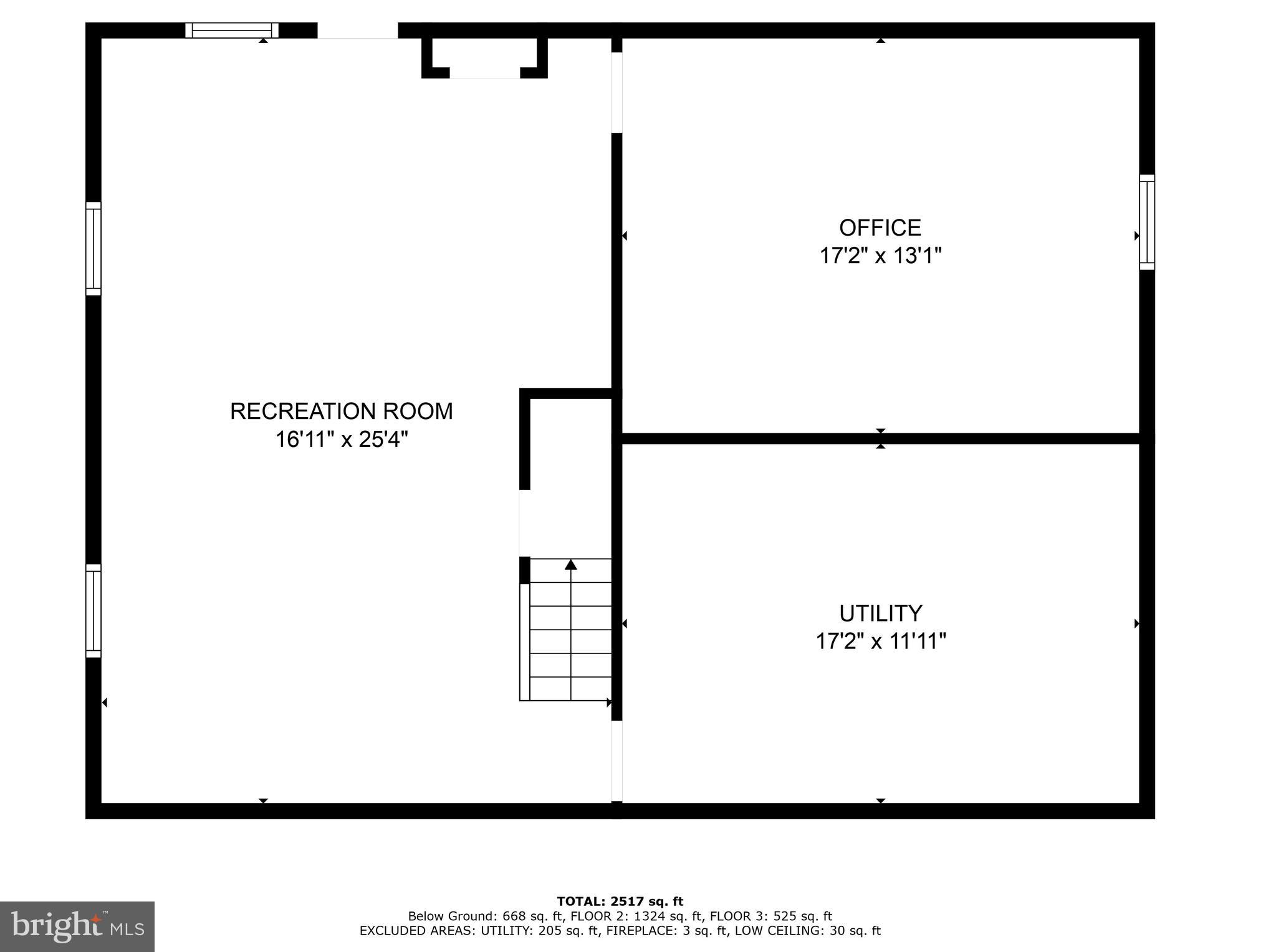 1812 Greenberry Road Baltimore, MD 21209 - Photo 43 of 43 Basement floor plan