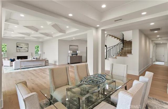 a view of a porch with furniture