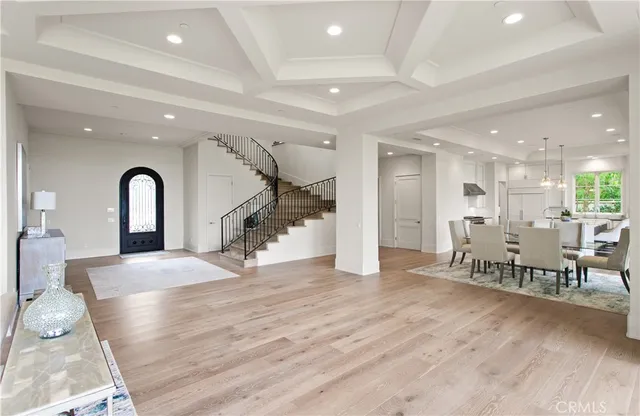 a bathroom with a shower sink and mirror