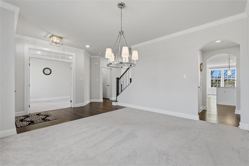 641 Tullamore Trail Mars, PA 16046 - Photo 8 of 47 a view of a livingroom with a chandelier