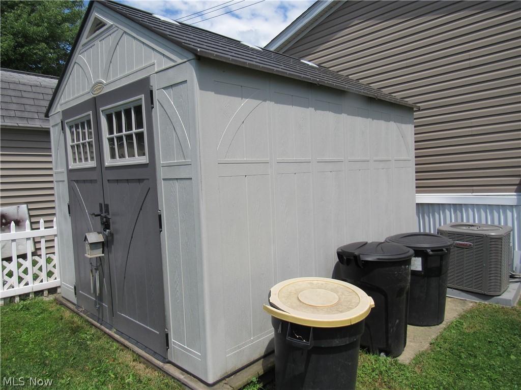 22 Kyle Lane Akron, OH 44310 - Photo 19 of 20 Shed conveys with the property. Seller is also offering items in shed as well
