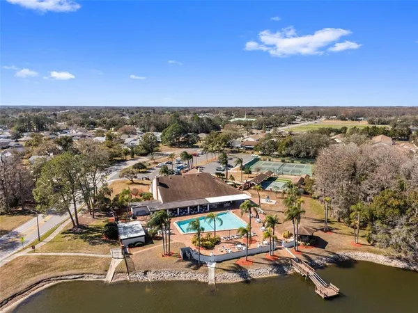 a view of a city with sunset view