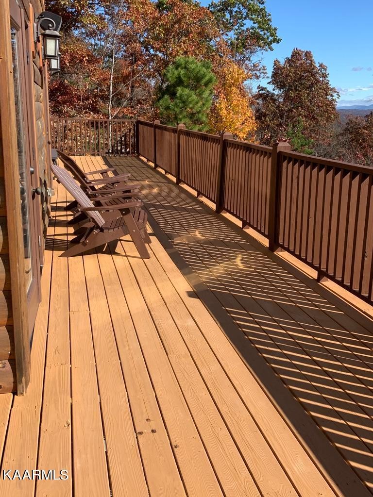 1857 Pinestand Rdg Way Pigeon Forge, TN 37862 - Photo 38 of 49 a view of balcony with wooden floor