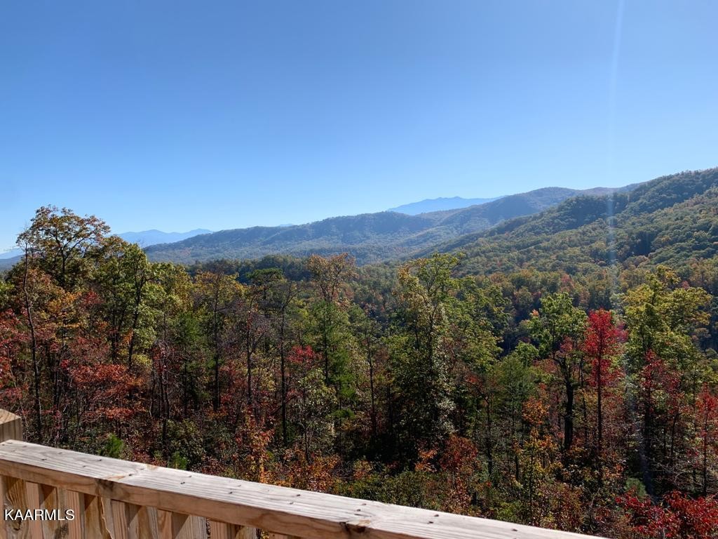 1857 Pinestand Rdg Way Pigeon Forge, TN 37862 - Photo 41 of 49 a view of a mountain from a balcony