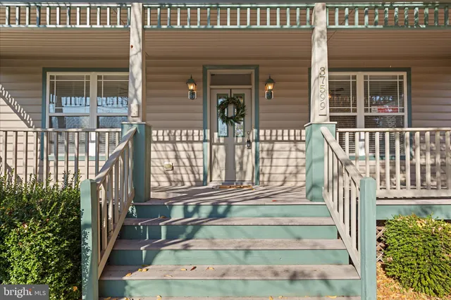 front view of a house with a porch