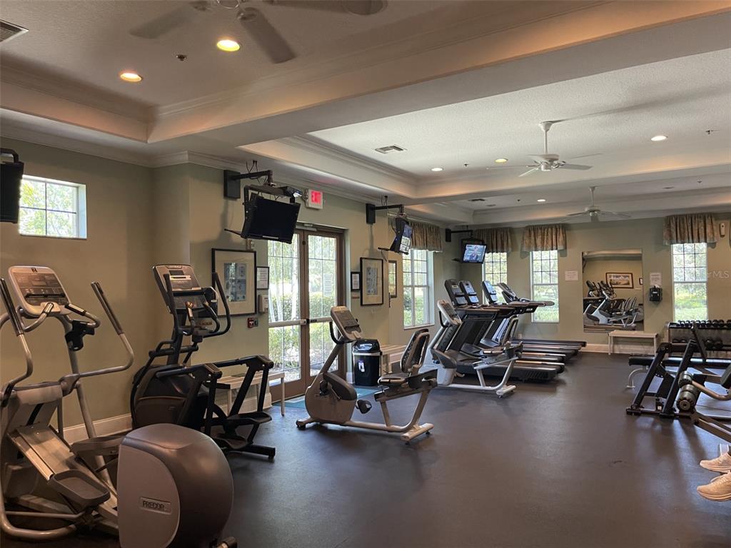 11901 Castine Street New Port Richey, FL 34654 - Photo 20 of 27 a view of a room with gym equipment