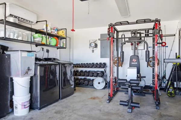 a view of storage and utility room