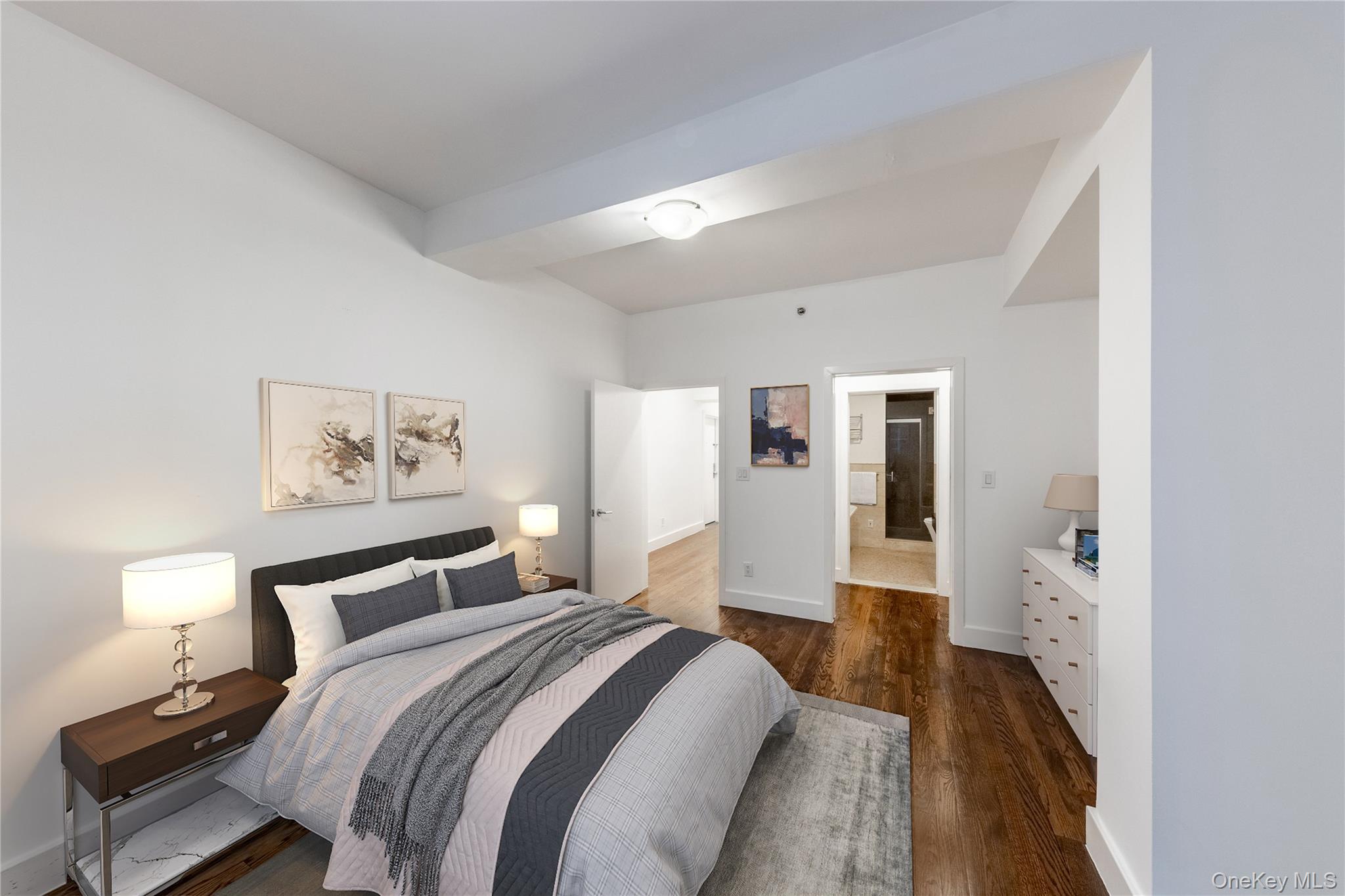 116 West 22nd Street, Unit 3 Manhattan, NY 10011 - Photo 8 of 27 a spacious bedroom with a bed and wooden floor