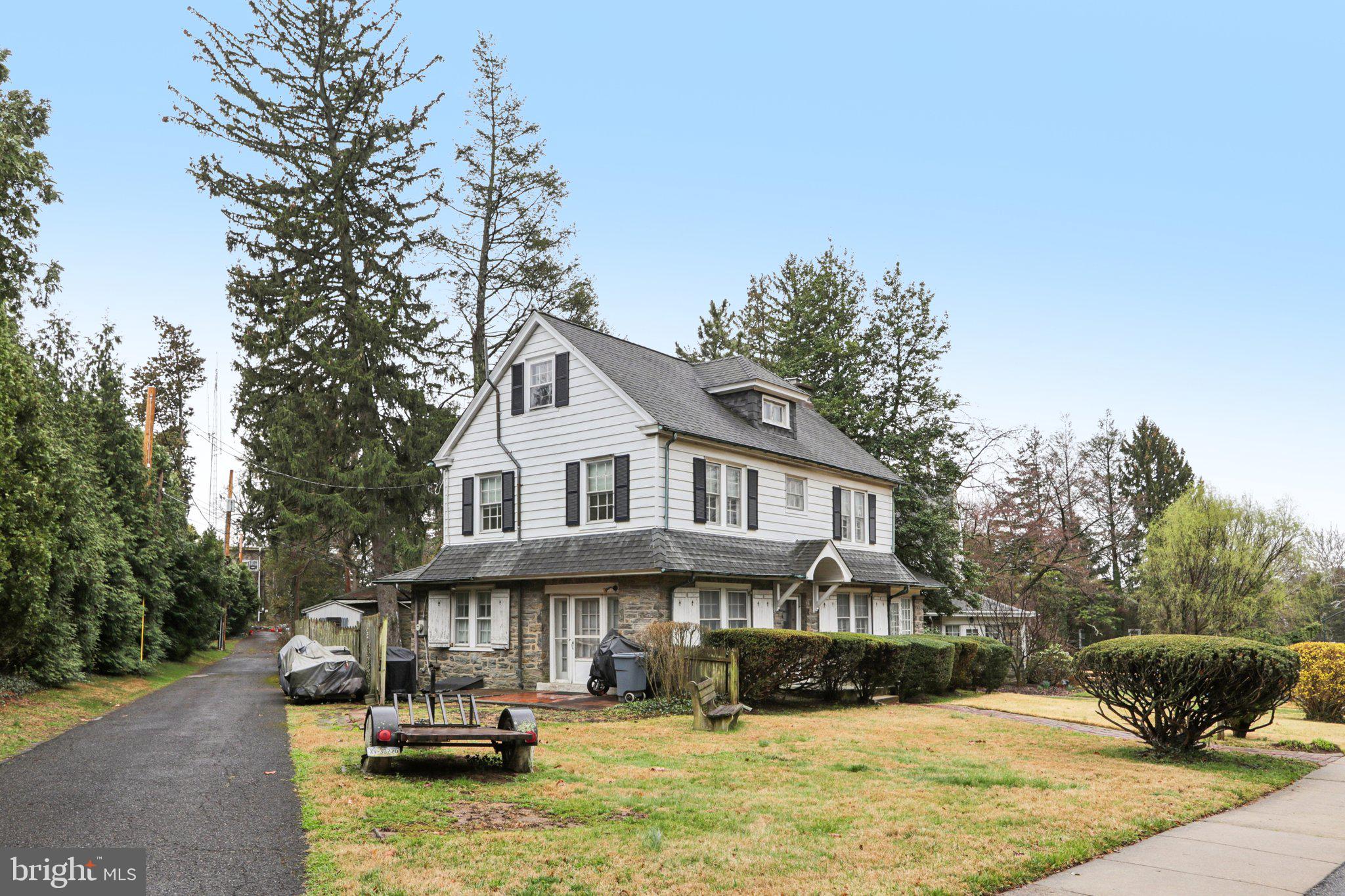 708 Meetinghouse Road Elkins Park, PA 19027 - Photo 3 of 38 a front view of a house with a yard
