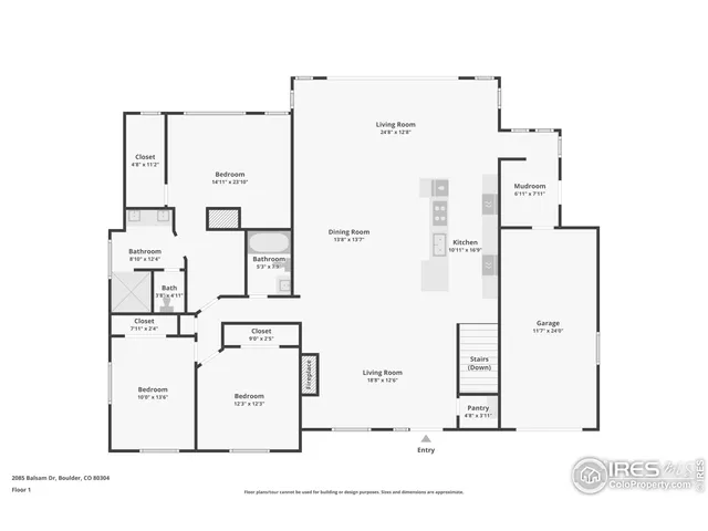 a picture of a floor plan
