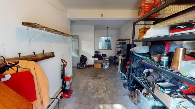 a view of storage and utility room
