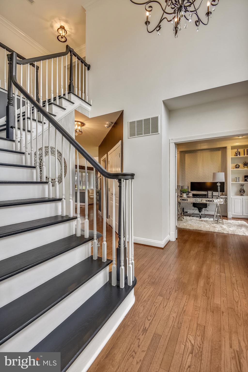 1704 Raleigh Hill Road Vienna, VA 22182 - Photo 14 of 42 Refurbished Front Staircase