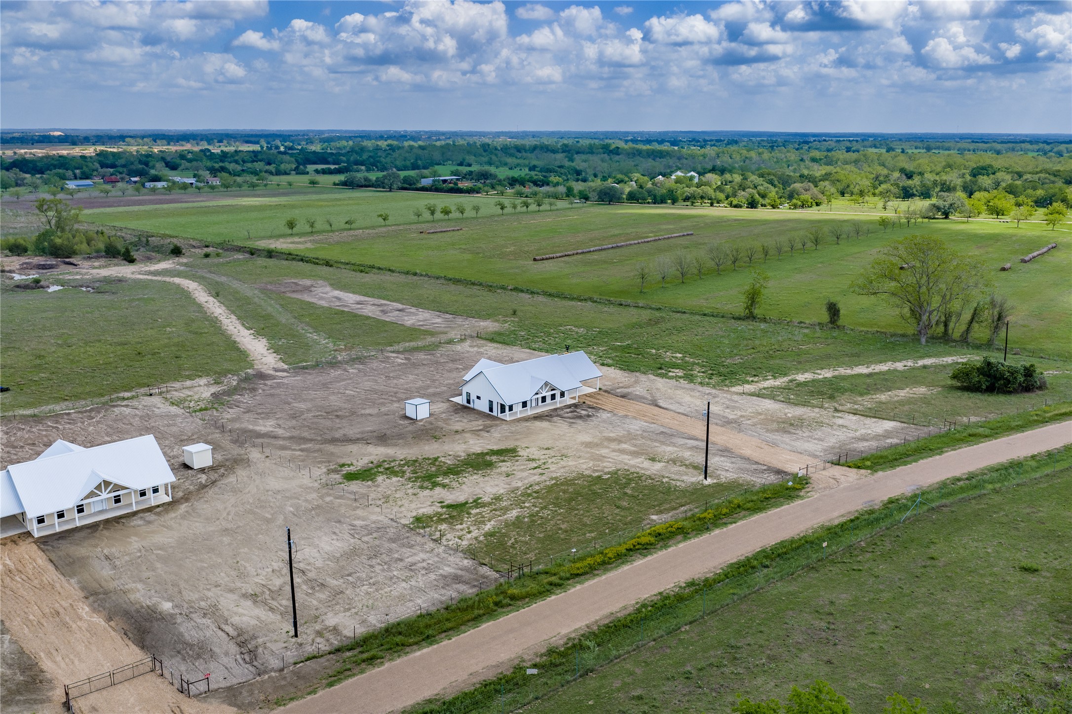 9391 Hajovsky Road La Grange, TX 78945 - Photo 19 of 22 an aerial view of a house with a yard