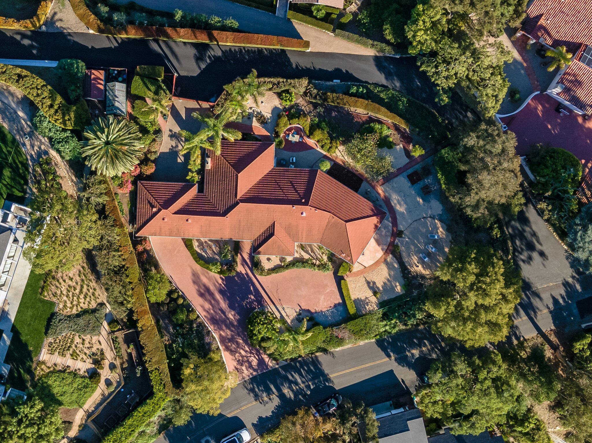 1060 Las Alturas Road Santa Barbara, CA 93103 - Photo 38 of 52 Ariel View