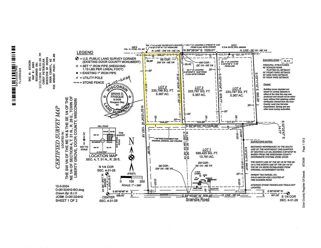 Lot 2 Scandia Road Sister Bay, WI 54234 - Photo 1 of 17