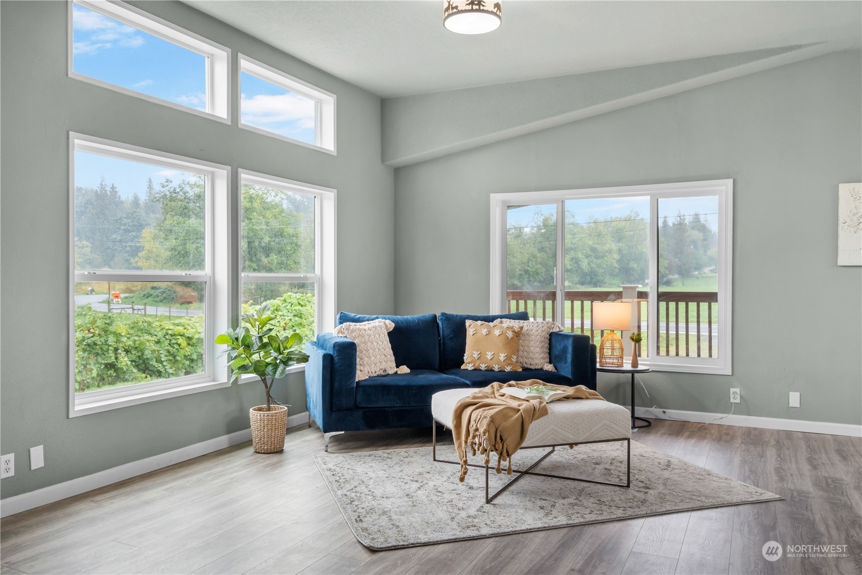 3796 Lindsay Road Everson, WA 98247 - Photo 16 of 37 a living room with furniture and a large window