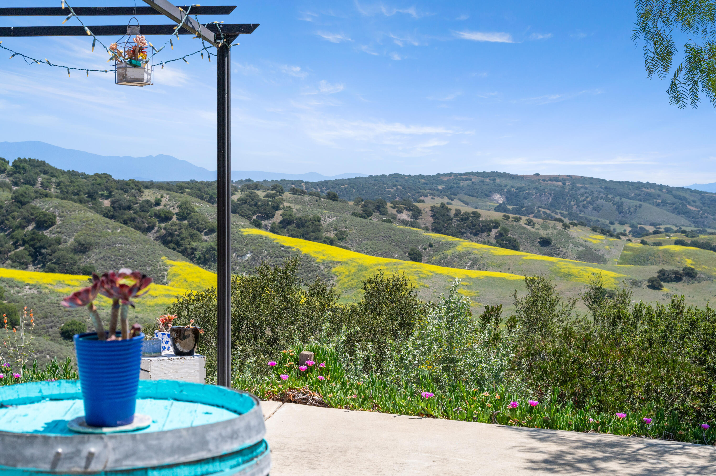 760 Falcon Ridge Lane Buellton, CA 93427 - Photo 18 of 51 a view of a swimming pool with a garden