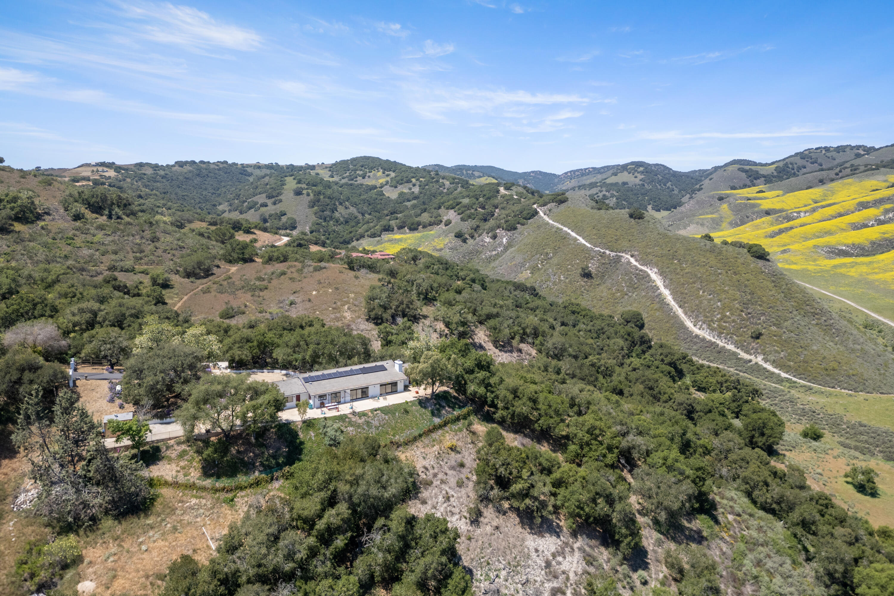 760 Falcon Ridge Lane Buellton, CA 93427 - Photo 48 of 51 a view of a city with mountains in the background