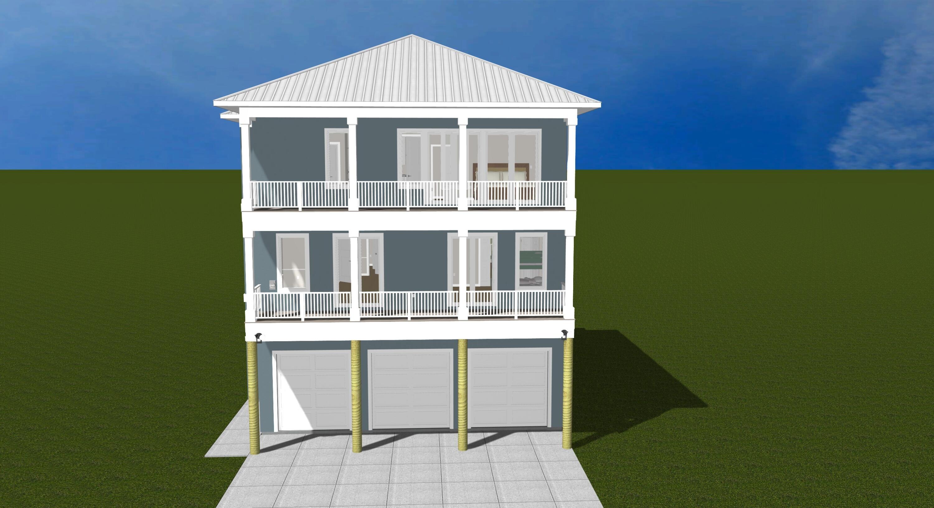 Lot 2 Bermuda Drive Navarre, FL 32566 - Photo 2 of 14 a front view of a house with a yard