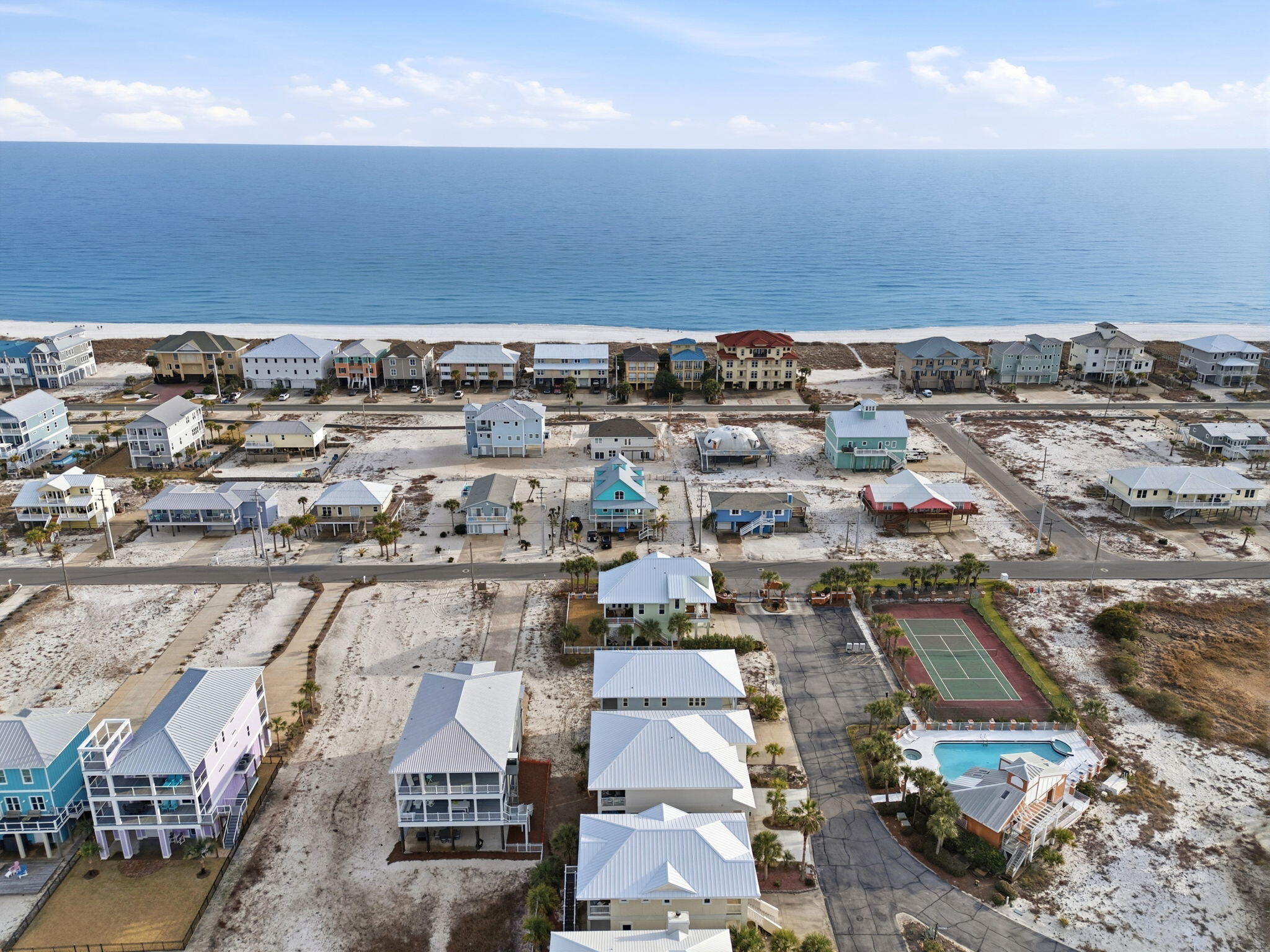 Lot 2 Bermuda Drive Navarre, FL 32566 - Photo 9 of 14 an aerial view of residential houses with outdoor space