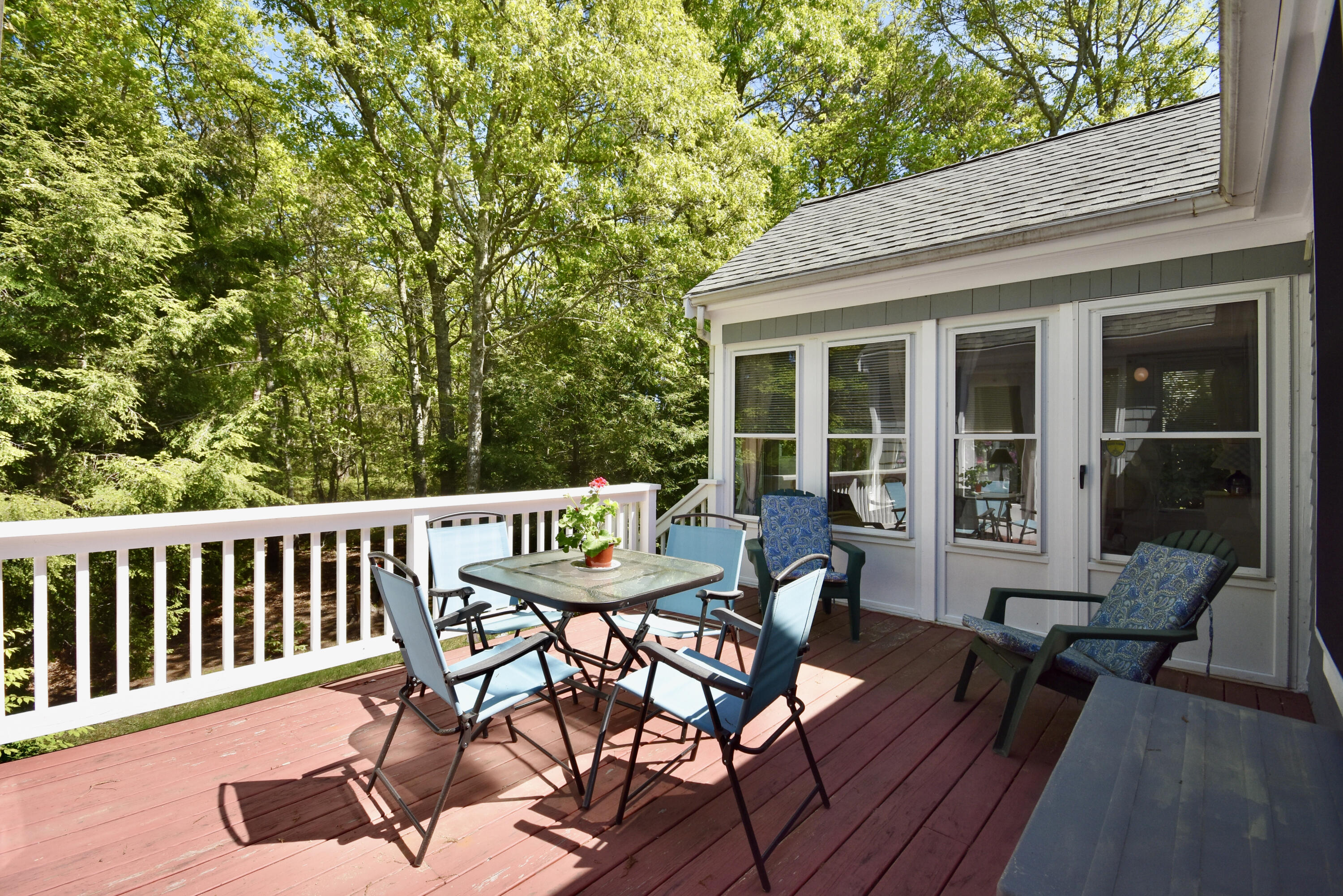 54 Snead Drive Mashpee, MA 02649 - Photo 32 of 32 a view of a chairs and table in the balcony