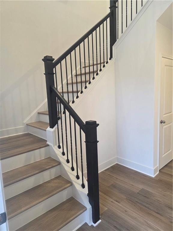 221 Brownlee Road Woodstock, GA 30188 - Photo 14 of 33 a view of entryway with wooden floor