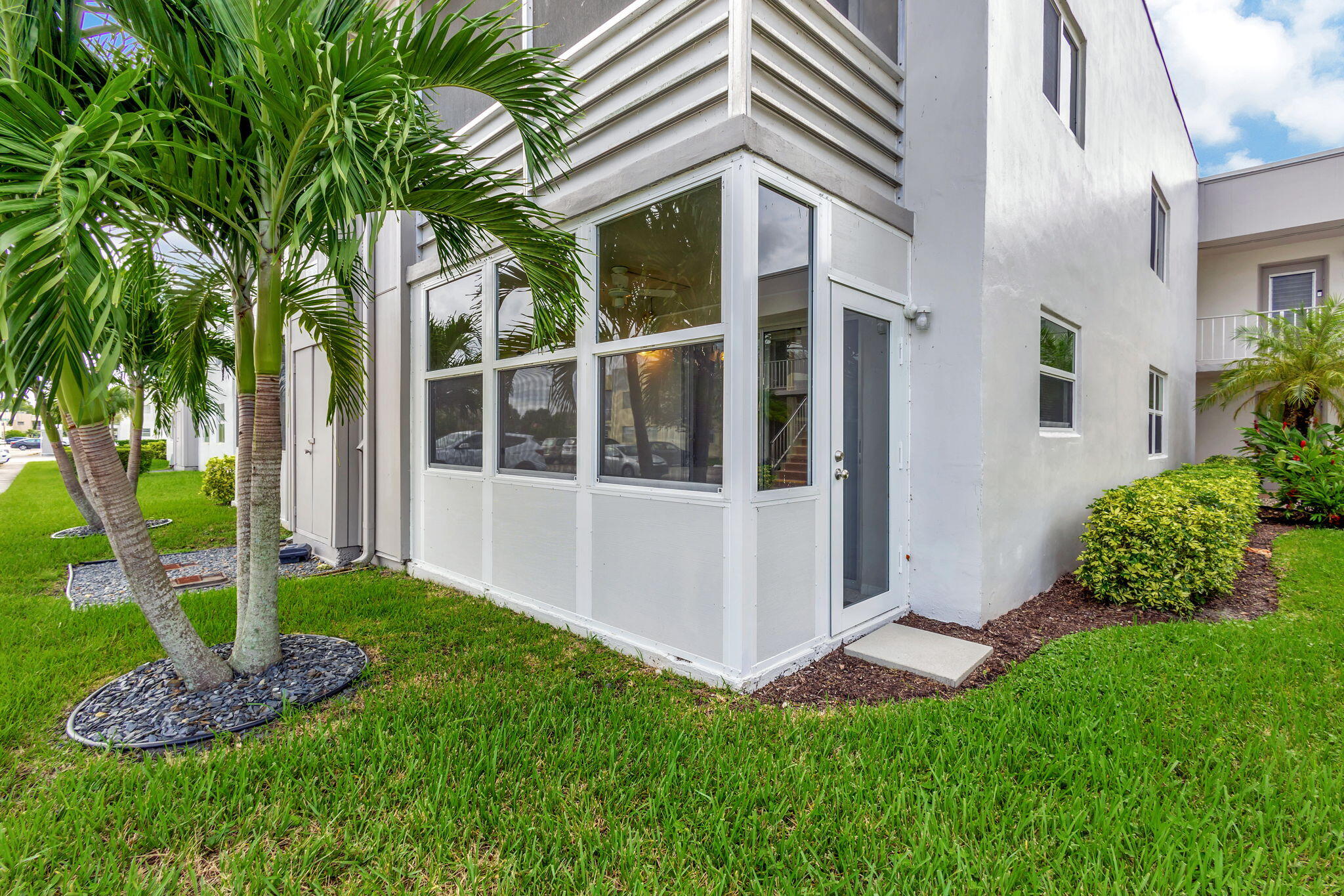 161 Normandy Lane, Unit D Delray Beach, FL 33484 - Photo 1 of 83 VIEW FROM REAR OF HOME- IMPACT GLASS