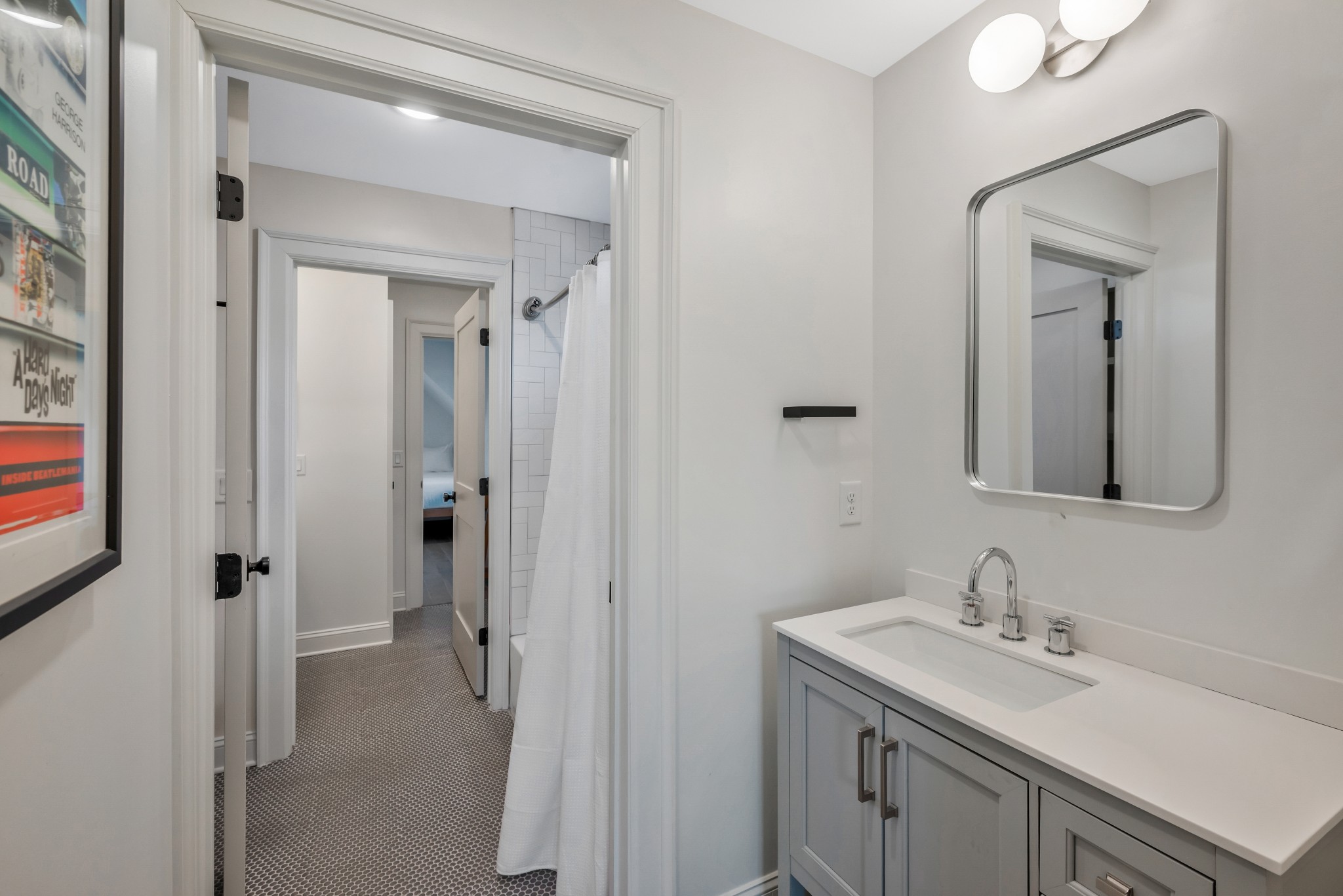 1007 Lischey Avenue Nashville, TN 37207 - Photo 33 of 52 a bathroom with a sink and a mirror