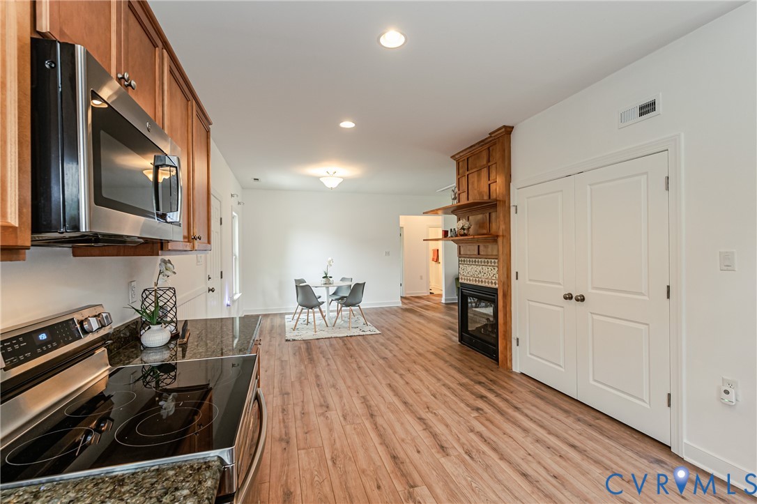 2018 Valentine Road Henrico, VA 23228 - Photo 25 of 65 a kitchen with sink refrigerator and stove