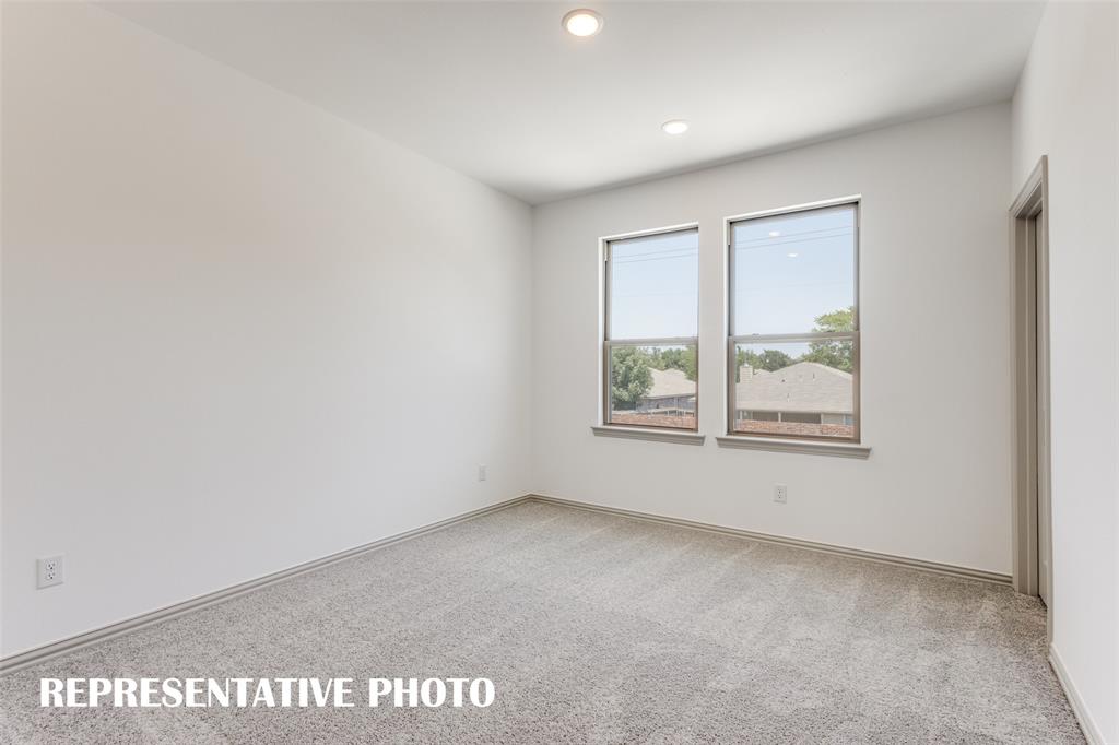 2844 Chisos Red Road McKinney, TX 75071 - Photo 13 of 13 One of two spacious secondary bedrooms in our Tatum floor plan. REPRESENTATIVE PHOTO.