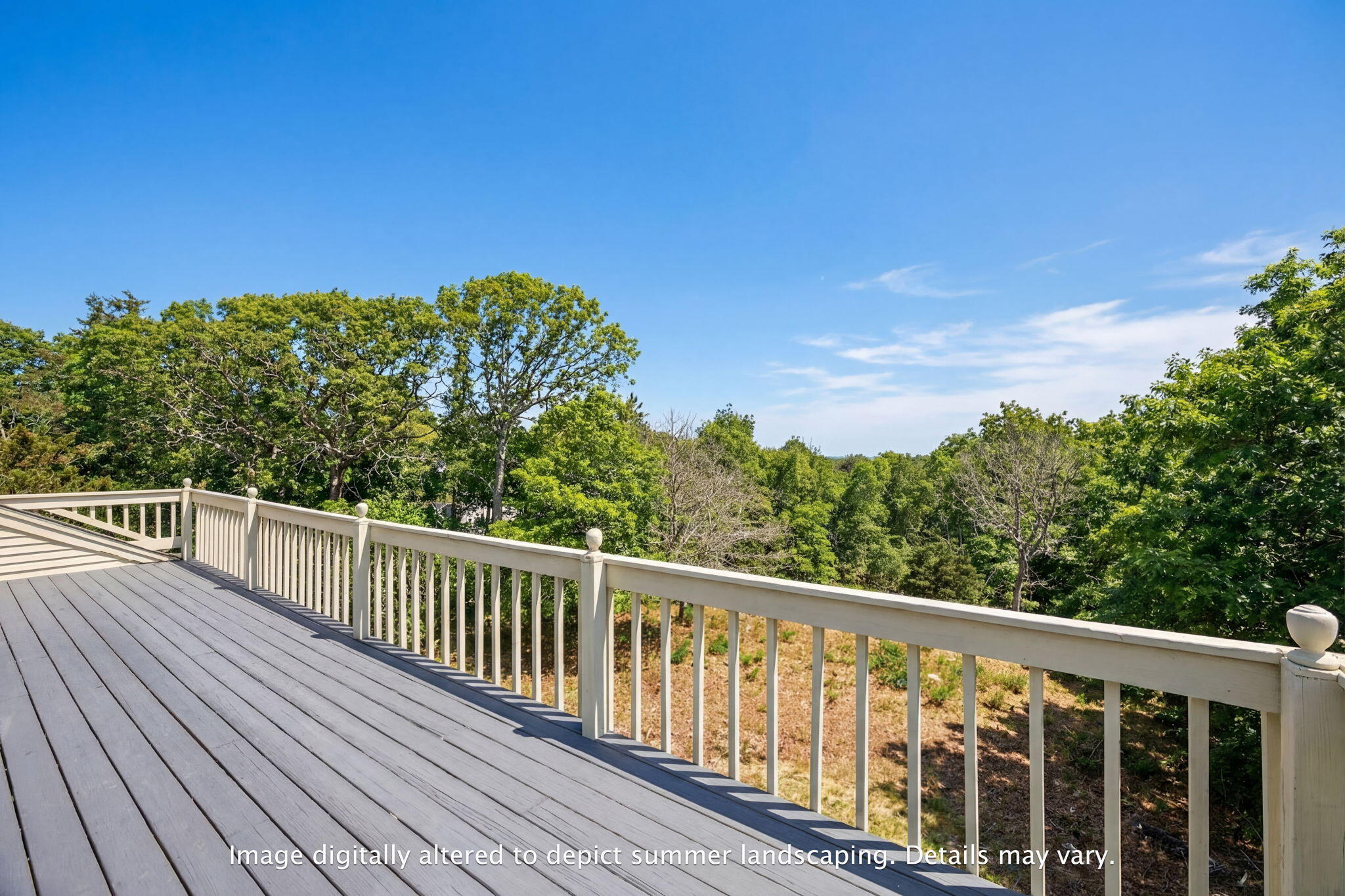 4 Earl Road East Sandwich, MA 02537 - Photo 29 of 63 a balcony with wooden floor and city view