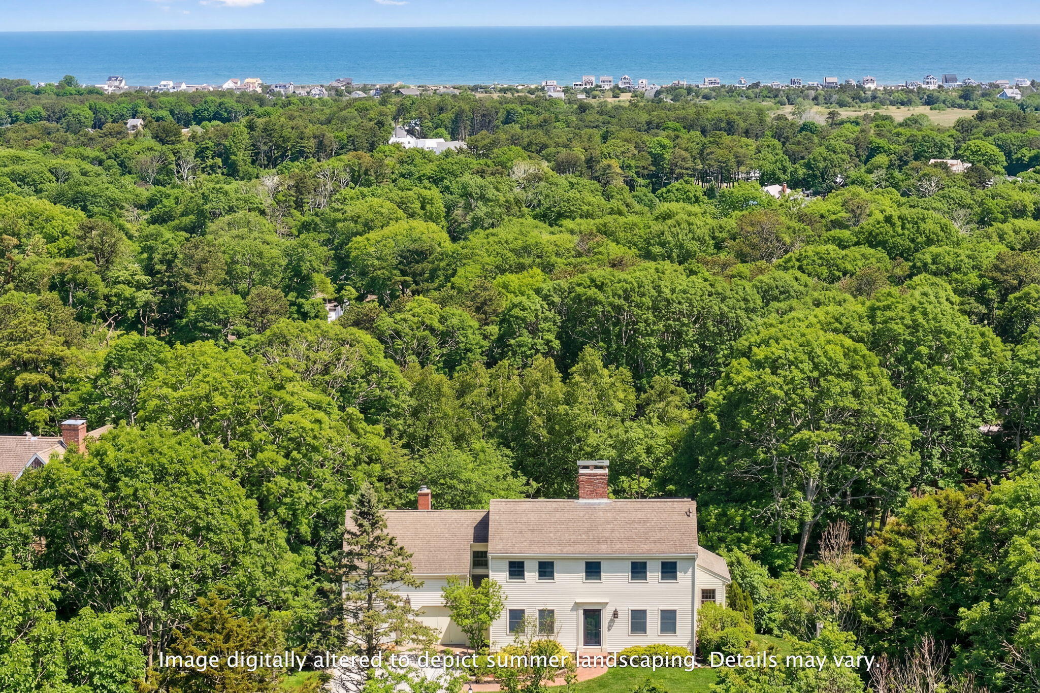 4 Earl Road East Sandwich, MA 02537 - Photo 10 of 63 an aerial view of a house with a yard