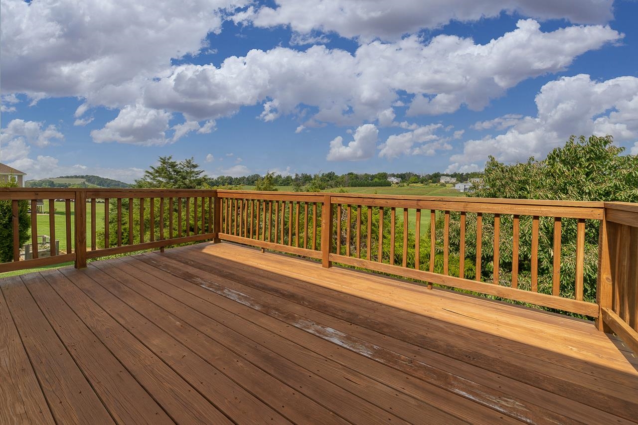 1733 Ridge Road Raphine, VA 24472 - Photo 24 of 32 a view of deck with wooden floor & fence