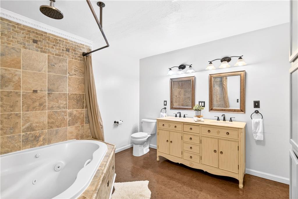 1270 Mudlick Hollow Road Beaver, PA 15009 - Photo 16 of 49 Large full bath on main floor w/ dual vanity.