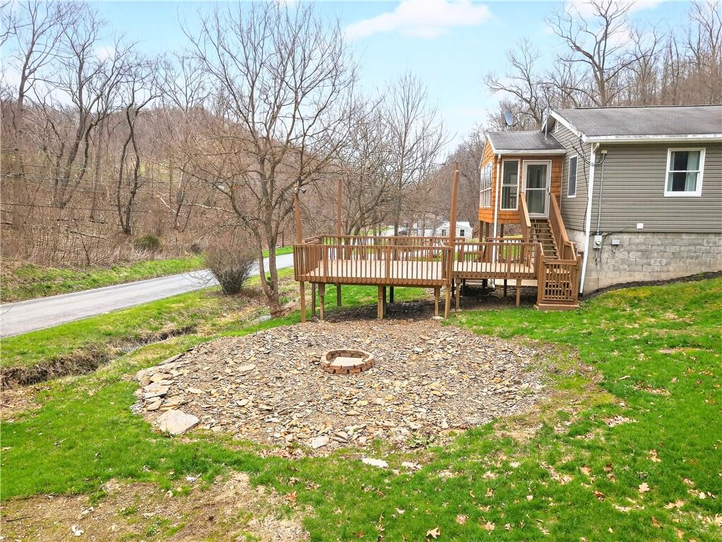 1270 Mudlick Hollow Road Beaver, PA 15009 - Photo 45 of 49 Huge firepit area/ side yard.