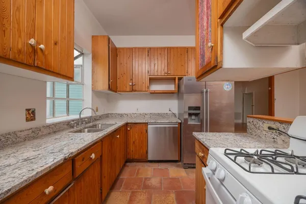 a view of a house with wooden floor