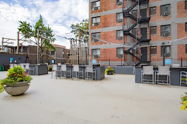 a view of balcony with a ocean view
