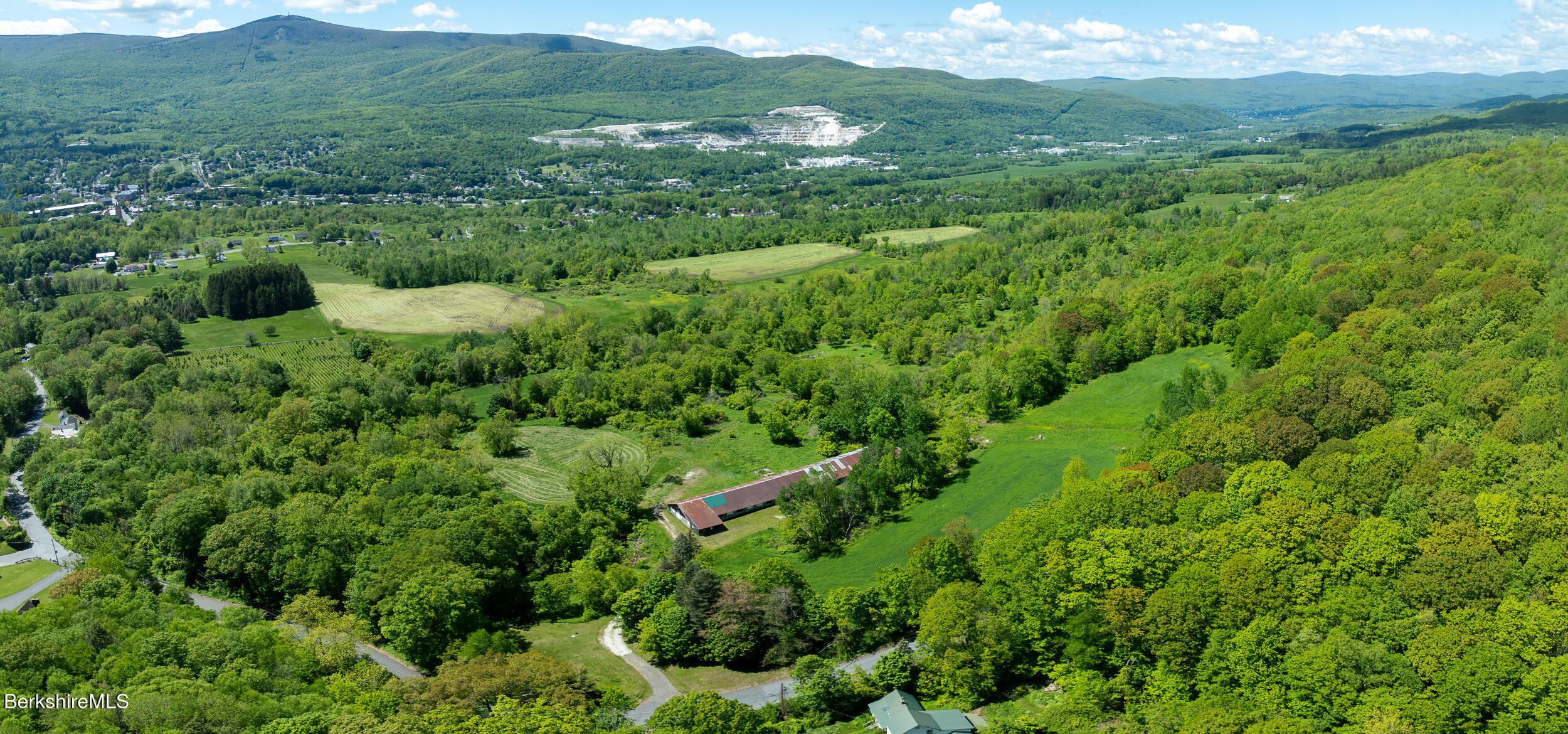 128 East Hoosac Street Adams, MA 01220 - Photo 6 of 15 Aerial View Panoramic