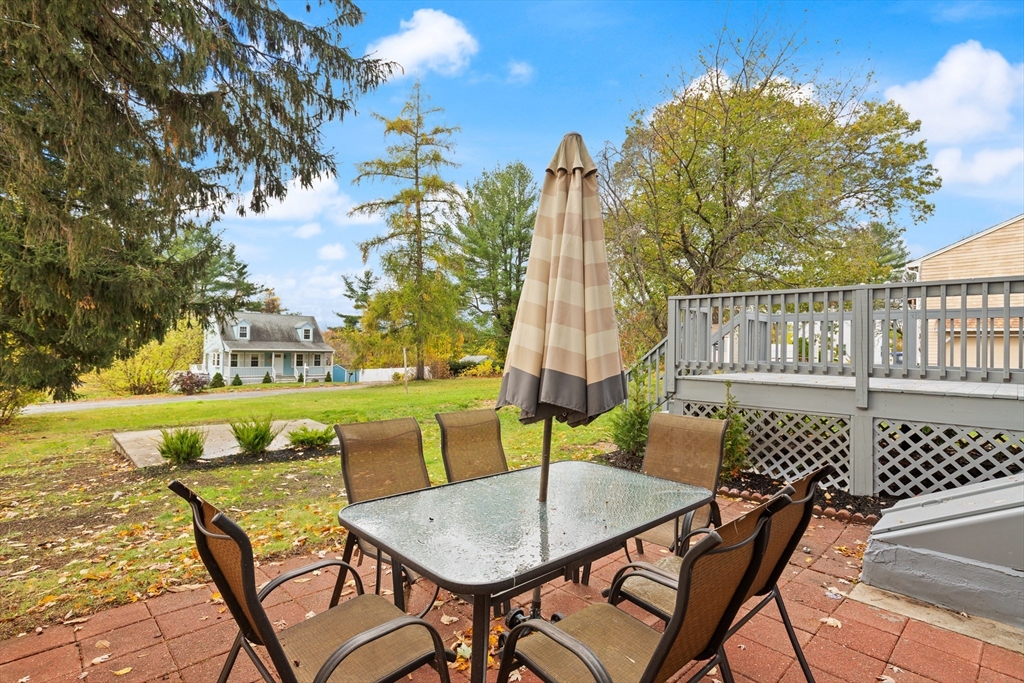 93 Bay State Road Methuen, MA 01844 - Photo 20 of 23 a view of a chairs and table in patio with a lake view