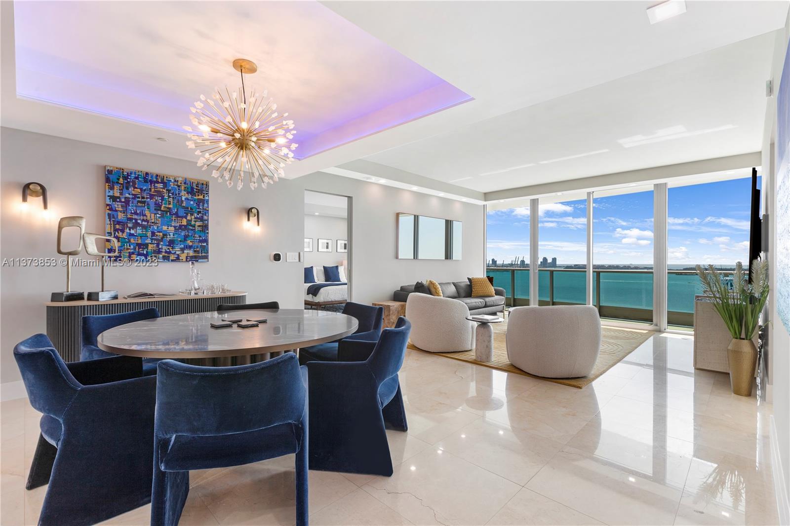 1331 Brickell Bay Drive, Unit 2609 Miami, FL 33131 - Photo 1 of 27 a view of a dining room with furniture window and outside view