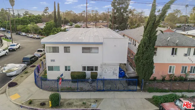 a aerial view of a house