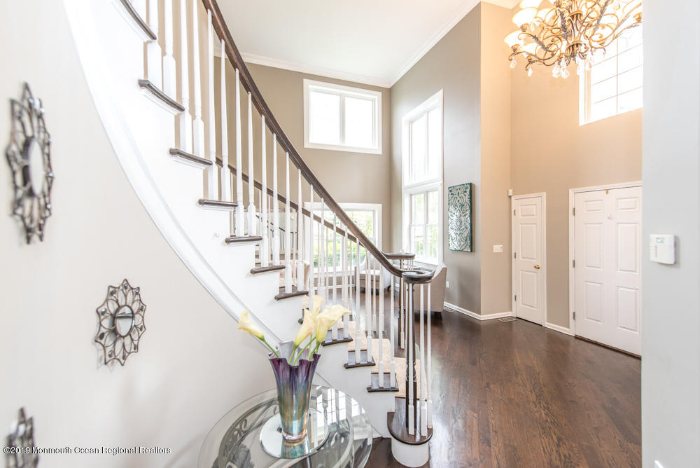 11 Round Hill Road Jackson, NJ 08527 - Photo 30 of 69 a view of entryway with wooden floor and stairs