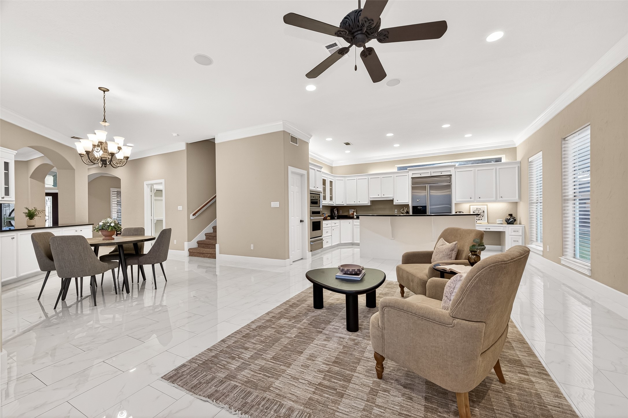 22 Stonegate Park Court Spring, TX 77379 - Photo 14 of 49 This area can be used to expand the kitchen or as a wind down space for reading, listening to music or sitting with a night cap.