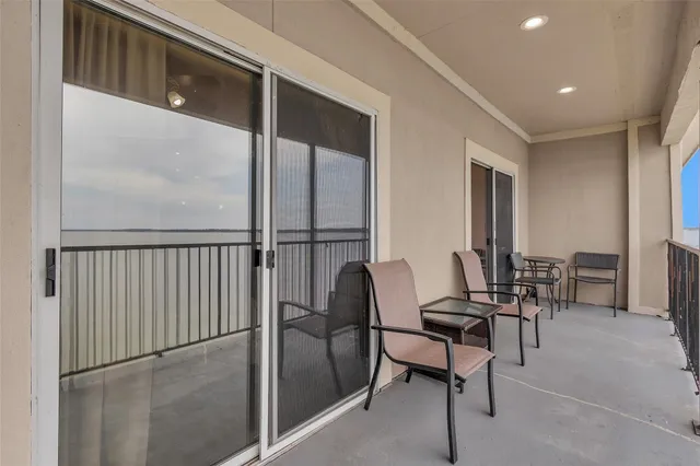 a dining room with furniture