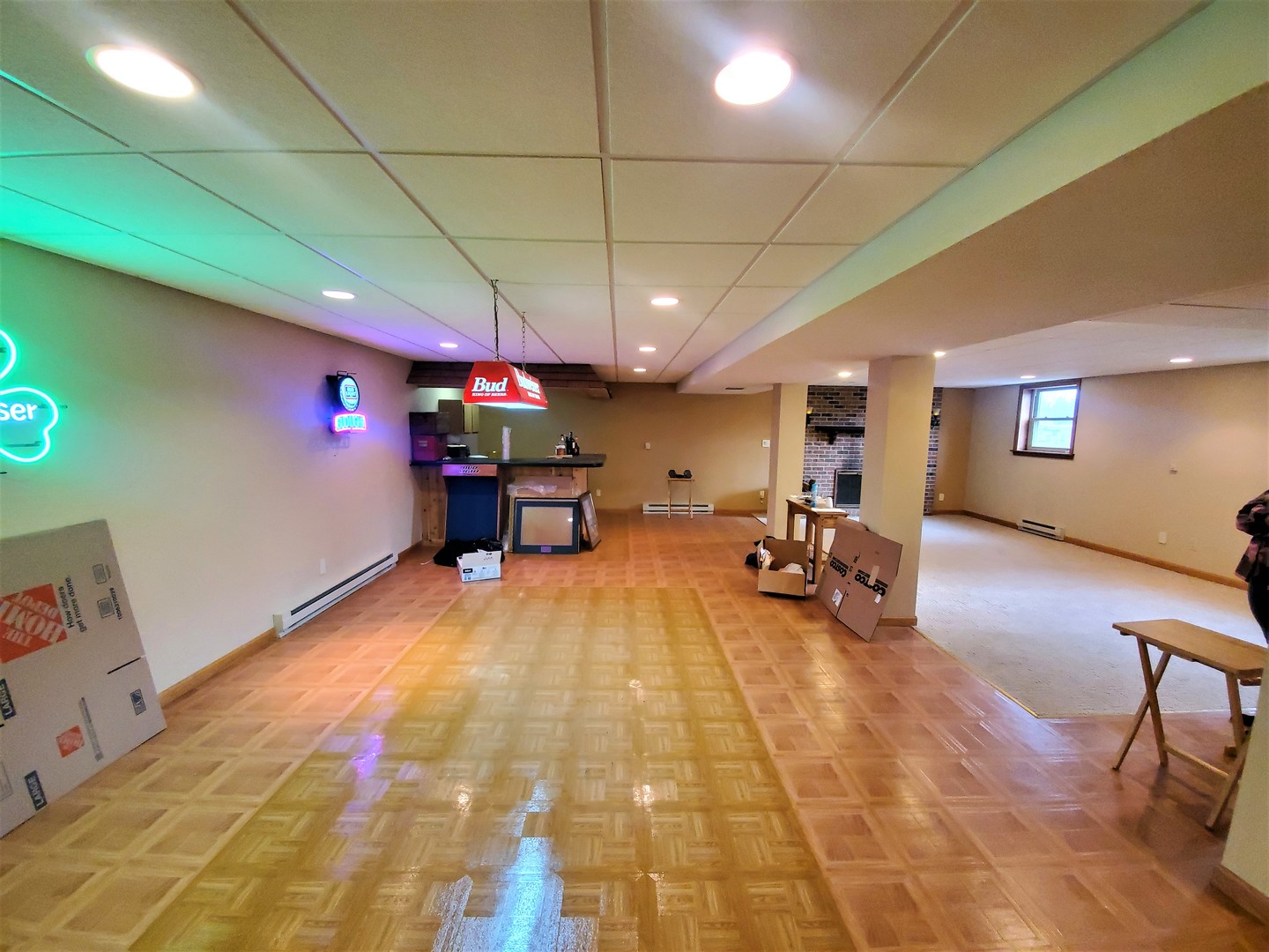 8776 Wolf Road Kingston, IL 60145 - Photo 24 of 35 a living room with furniture and a pool table